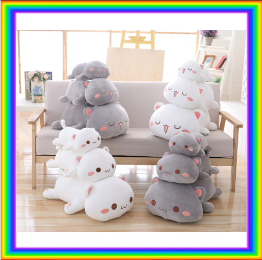 35/50/65cm Kawaii Lying Cat Plush Toys