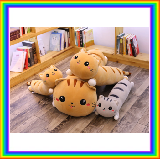 50/70/90/110/130cm Cute Soft Long Cat Pillow Plush Toys