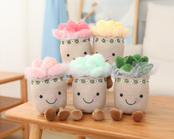 Potted Plants Series Plush Toys 25cm - Bluebell/Tulip/Flower/Succulent