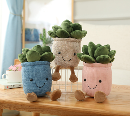 Potted Plants Series Plush Toys 25cm - Bluebell/Tulip/Flower/Succulent