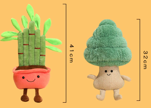 Potted Plants Series(Pine/Bamboo) Plush Toy 32/41cm