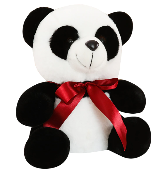 Panda With Bow-Knot Plush Toys 25-45cm