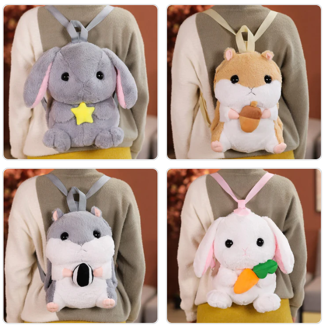 Hamster/Rabbit (Hand Warmer) Plush Bag 38cm