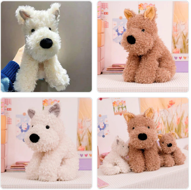 Dog (Lifelike West Highland White Terrier) Plush Toys