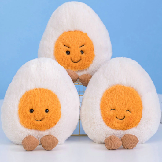 Boiled Egg Plush Toys 23cm