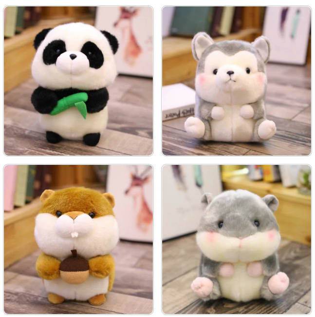 Animal (Cute and Round Ball Shape) Plush Toys 15-22cm