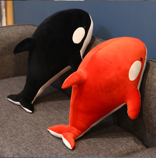 Killer Whale (Black/Red) Plush Toys 60/80cm