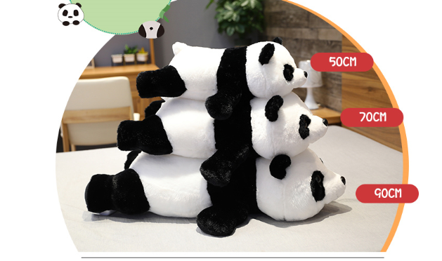 Lying Panda Plush Toys 50cm -90cm