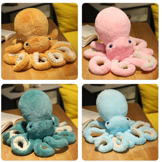 Octopus (Lifelike) Plush Toys 30cm-90cm