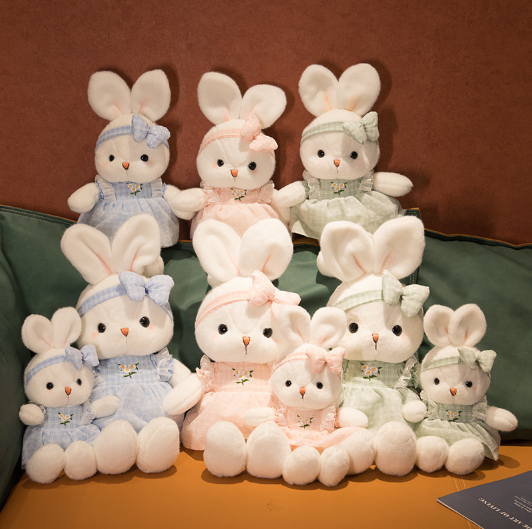 Rabbit With Dress And Headband Plush Toys 40-80cm