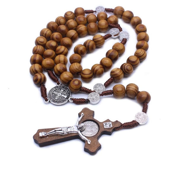 Rosary (QIGO Wooden Beads) 59cm