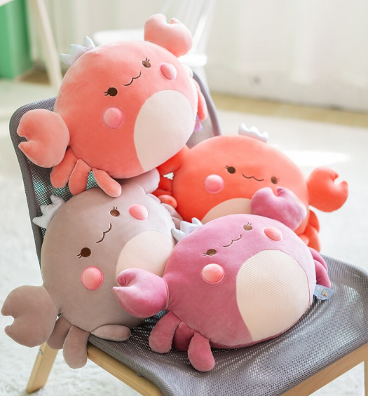 Crab Plush Toys 58cm (Grey/Pink/Purple/Orange)