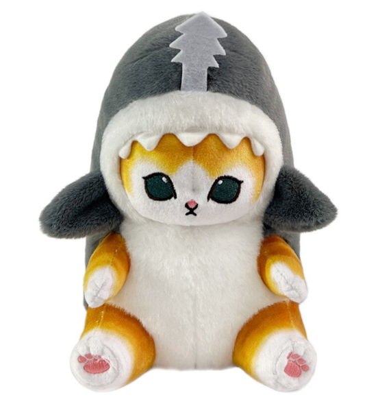 Mofusand Cat With Shark/Fried Shrimp Plush Toys 4 styles