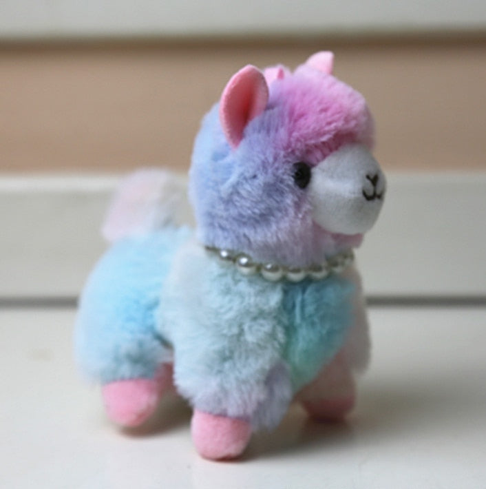 Alpaca (Colourful) Plush Keychains 10cm