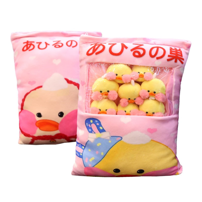 A Bag With 6-9 pieces of Mini balls Snacks/Pudding Plush Toys 40-50cm