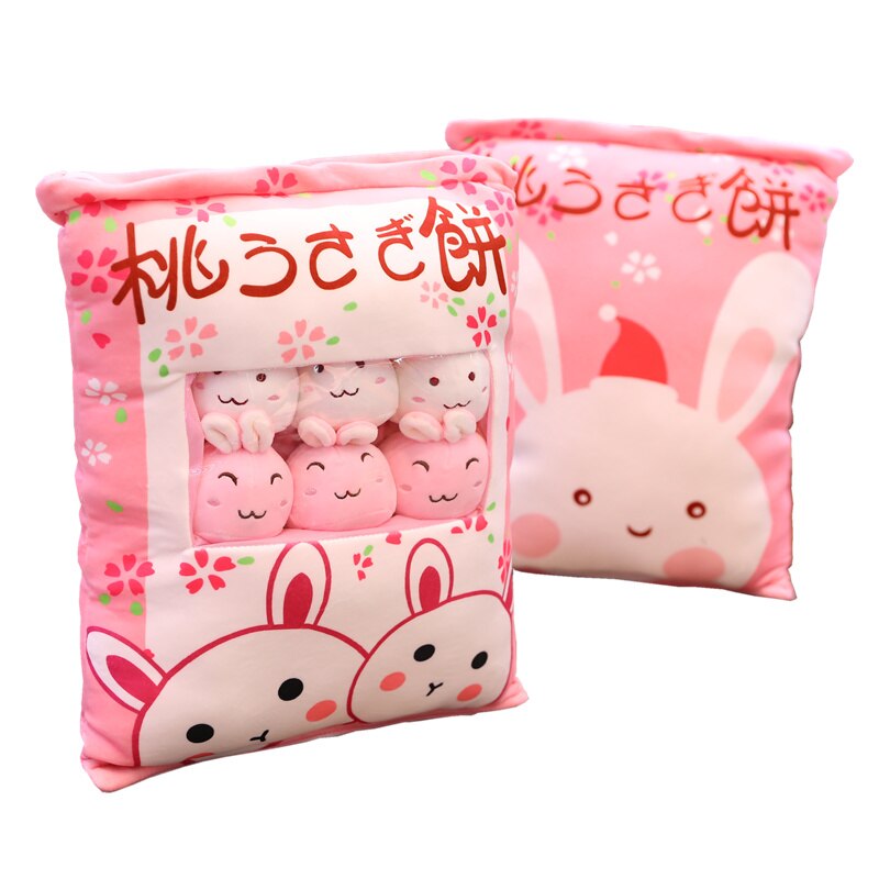 A Bag With 6-9 pieces of Mini balls Snacks/Pudding Plush Toys 40-50cm