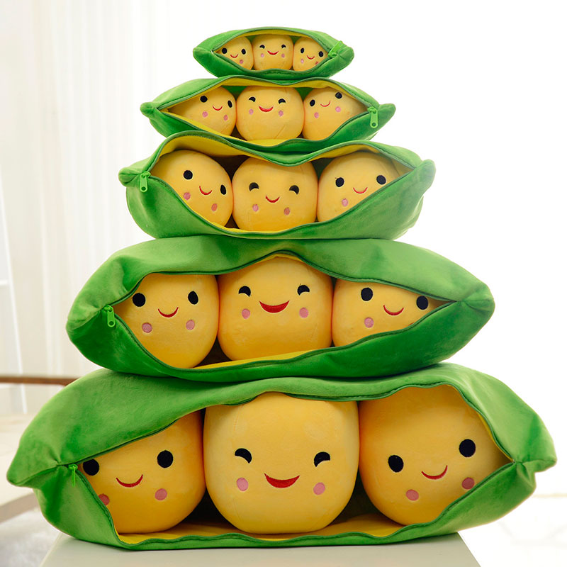 25-55cm Pea Pod Plush Toy