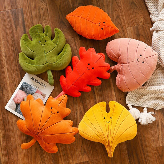 Leaves Plush Toys (Green/Maple/Red/Ginkgo/Love/Orange)