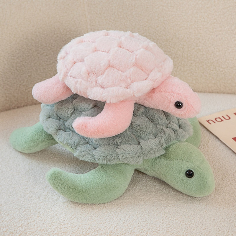 Cute Turtle Plush Toys 28/38cm - Pink/Green