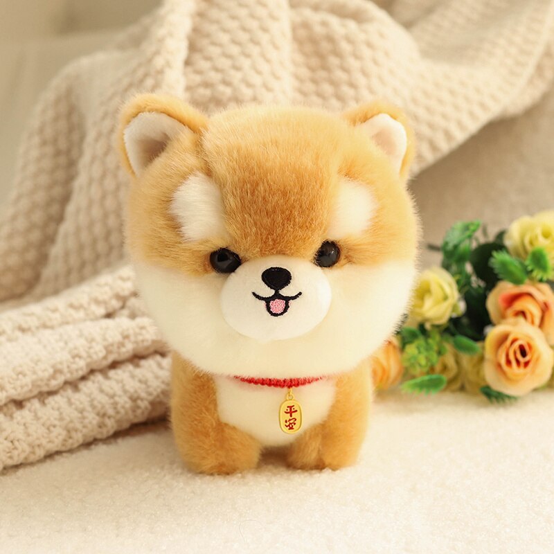 Dog/Puppy (Bichon Frise/Husky/Corgi/Akita) Plush Toys 20cm