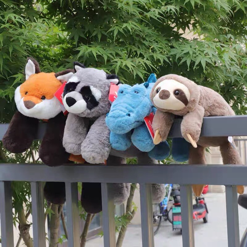 Lying Animal (Raccoon/Fox/Crocodile/Sloth) Plush Toys 45-70cm