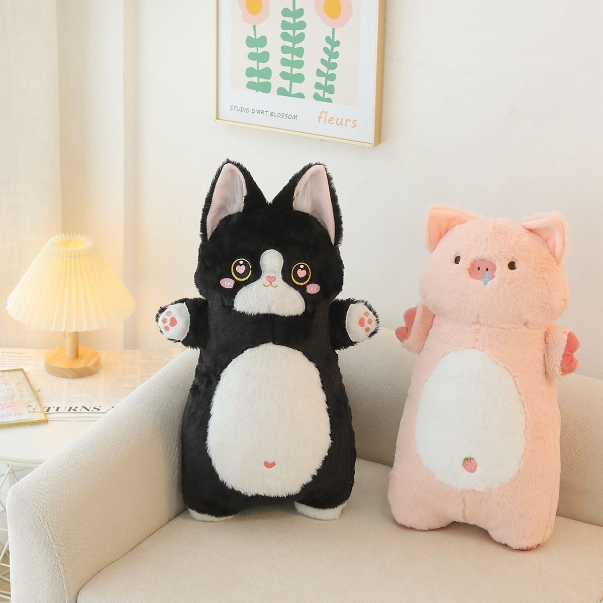 Cat/Pig Pillow Plush Toys 55cm