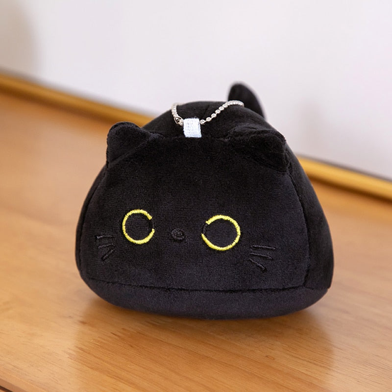 Black Cat Plush Keychain 9/15cm