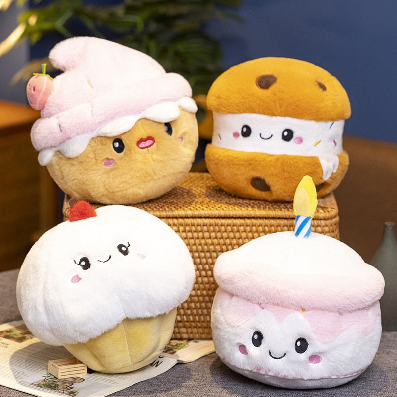 Cake Plush Toys 15-20cm - 5 Styles