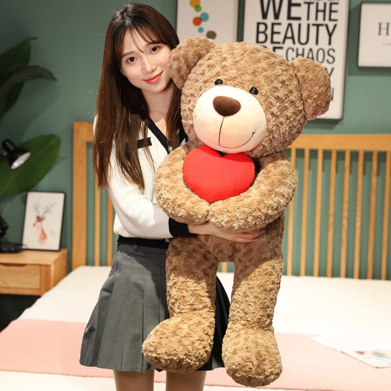 Teddy Bear Plush Toy (Holding Heart) 50/70/90cms