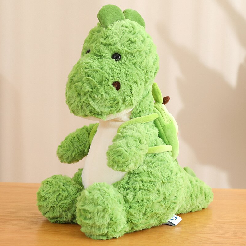 Dinosaur (Green and Soft) With Avocado Backpack Plush Toys 23/35/45cm